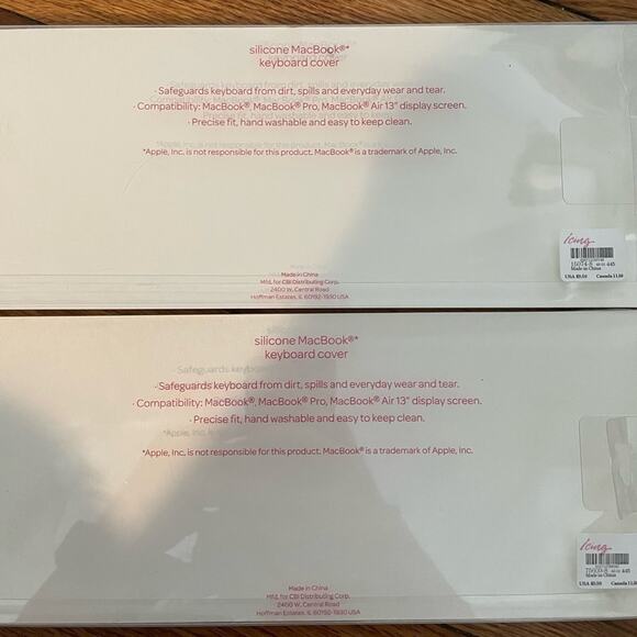 MacBook Silicone Keyboard Covers Chevron and Leopard Print n - Picture 3 of 3